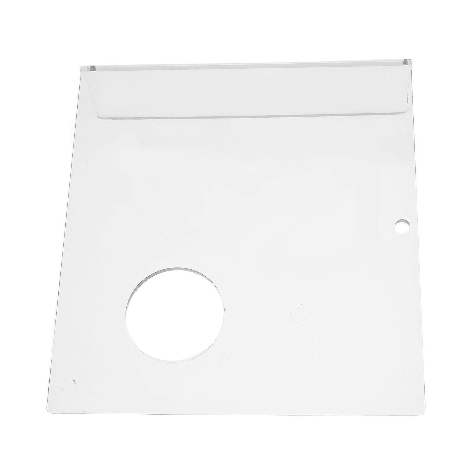 Ice Machine Accessories For Snow Ice Maker Acrylic Lid Accessory Dustproof For Home Users And Business Owners 15.20X14.00X4.00CM 1Set