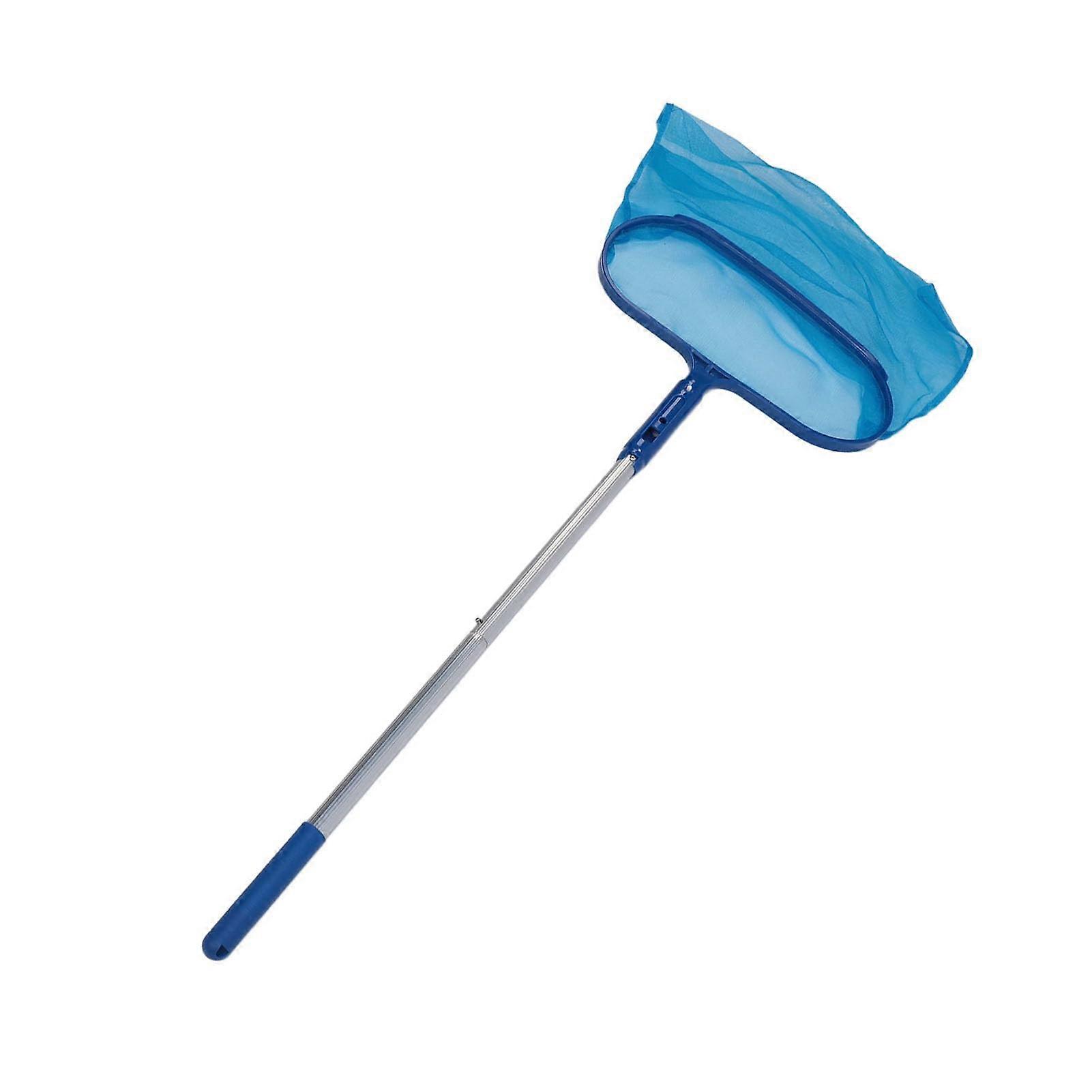 Robust Pool Cleaning Set With Adjustable Pole, Deep-Water Leaf Net, 4-Section Poles For Pool Walls And Floor Cleaning