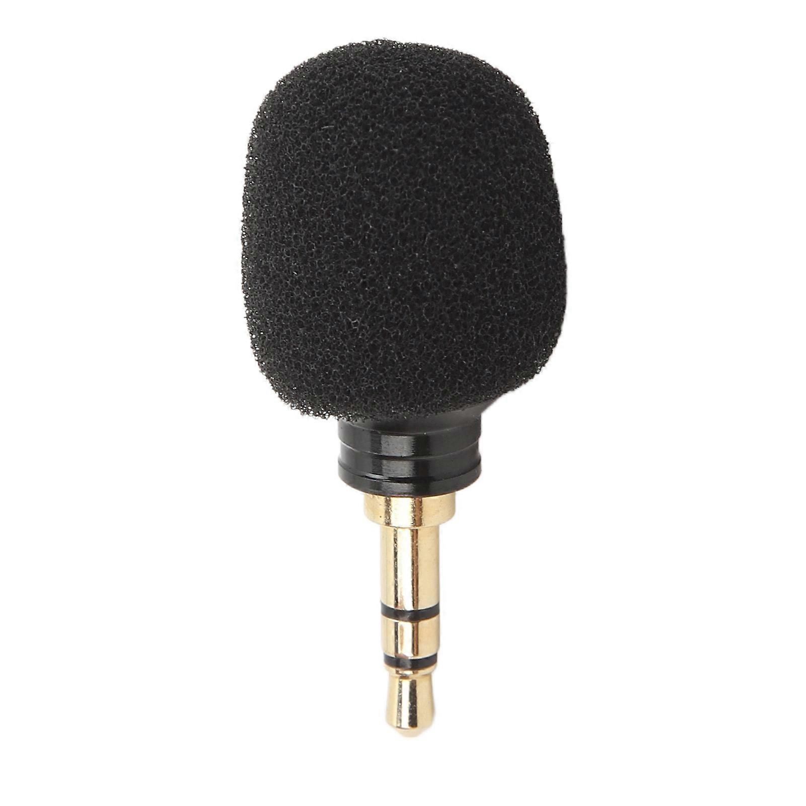Mini Camera Condenser Microphone High Sensitivity Noise Canceling Omnidirectional 3.5mm Plug Tiny Microphone