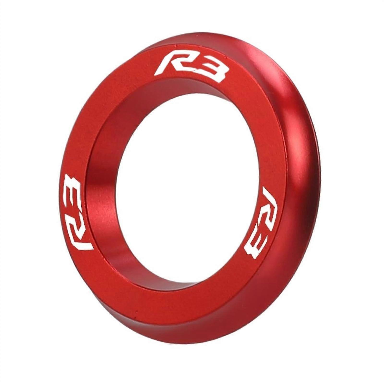Motorcycle Keyhole Cover Throttle Cover Trim Ring Keyhole Ring Compatible with Yamaha YZF R3 R25 R6 R1 R125 250 2013 R1
