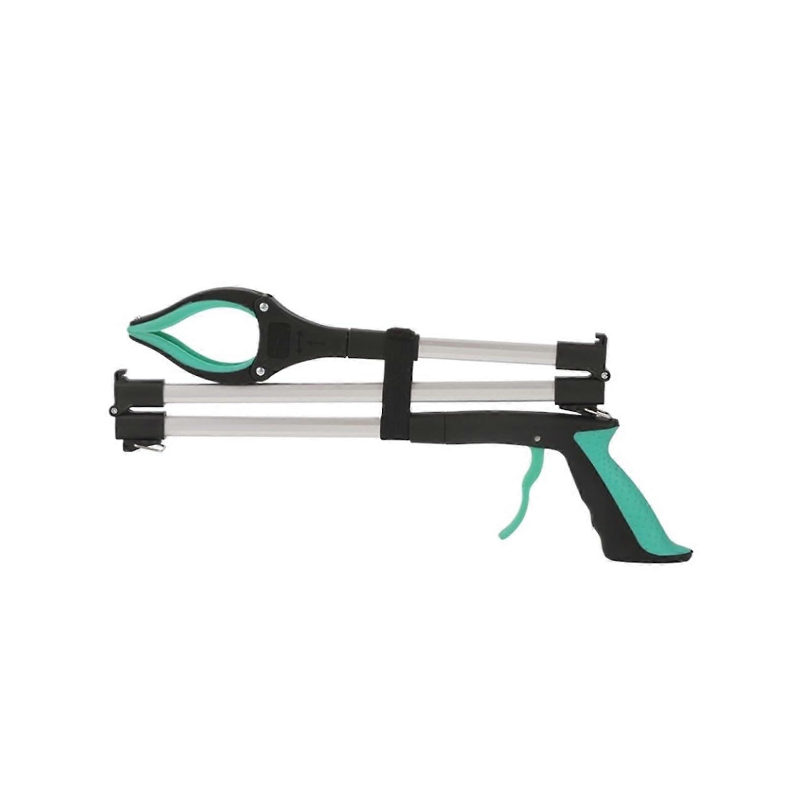 Reacher Grabber Tool 109 Cm Green Foldable Pickup Tool For Mobility Aid And Reaching Assist