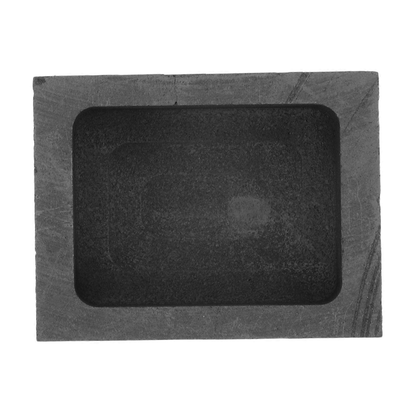 Square Graphite Ingot Mold For Jewelry Making Metal Casting 3.10X2.50X1.20CM High Temperature Material 1Pcs