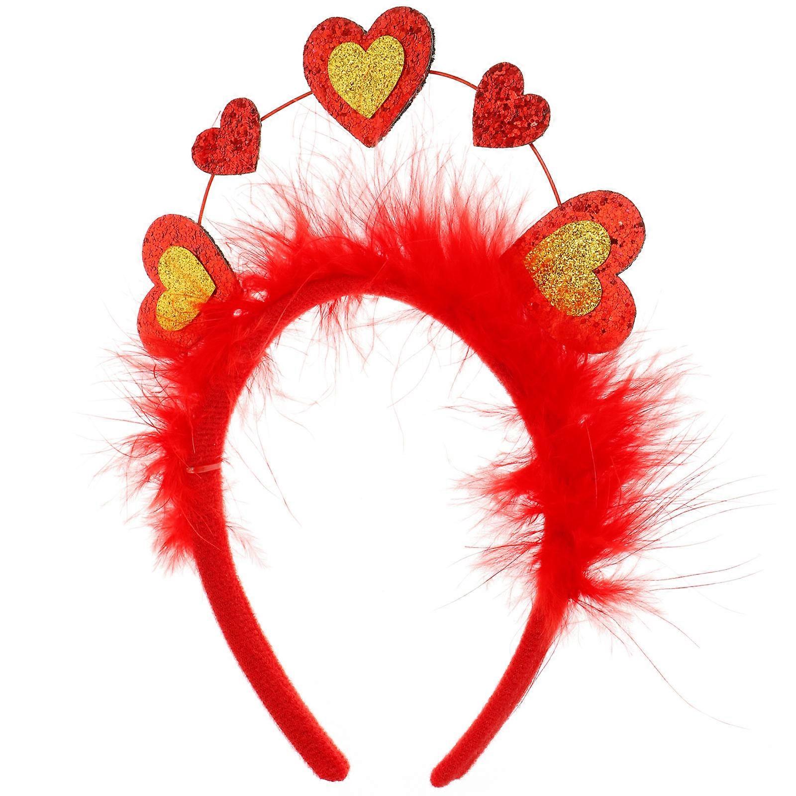 Valentines Day Adorable Crown Hair Accessories for Decoration with Bright Colors and Fine Details