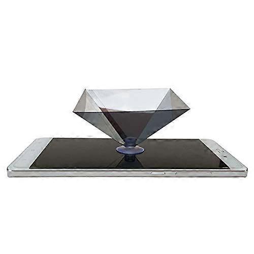 Universal Mobile Phone Stand 3D Hologram Pyramid Display Projector Stand for Smart Phone Compatible with Smartphones
