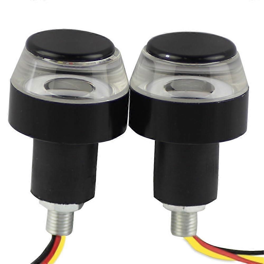 Motorcycle Indicator 12 V CNC Indicator Motorcycle Handlebar End Indicator for 22 mm Handlebar Signal Light Flashing for Handlebars 6