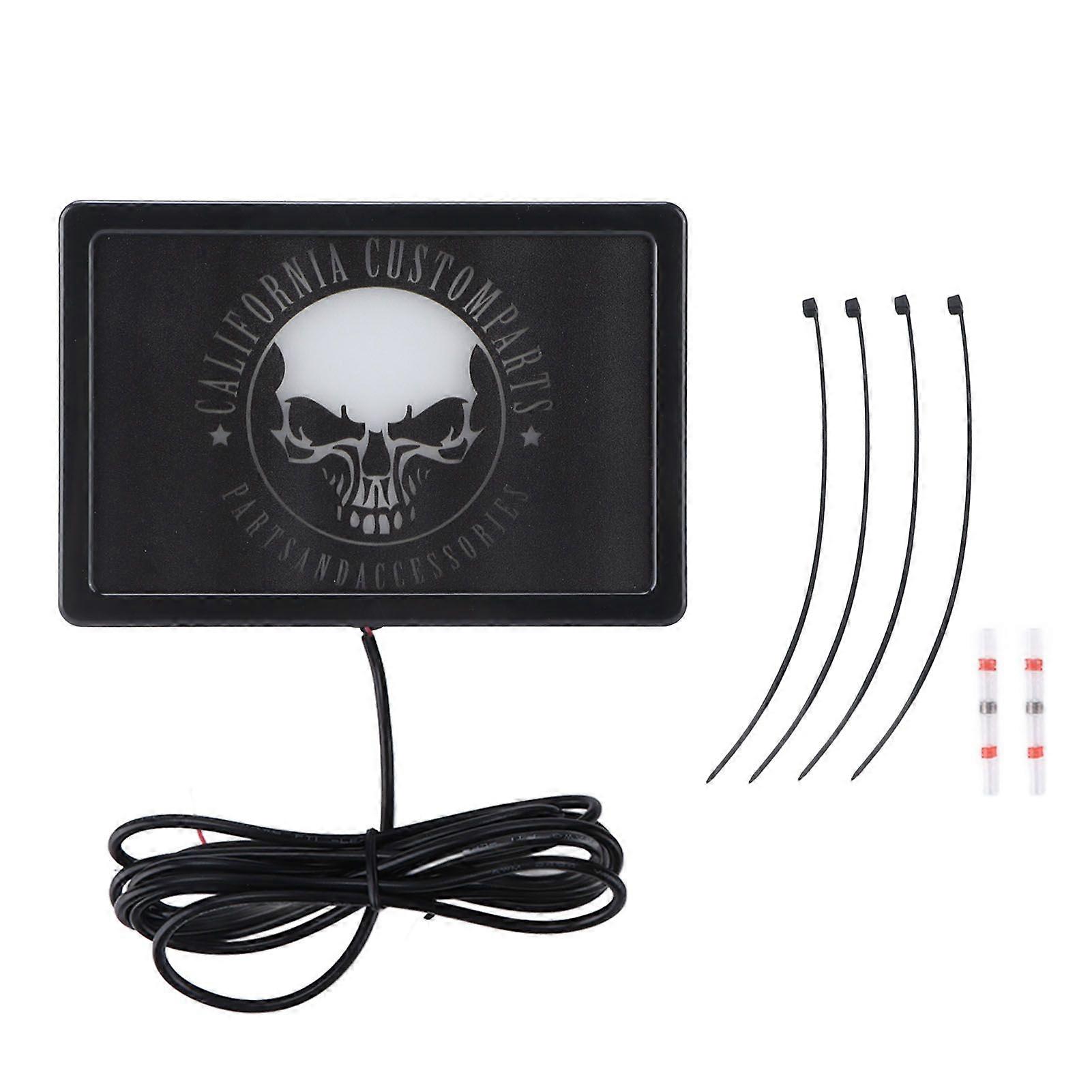 universal 4in x 6in LED flag light for motorcycles