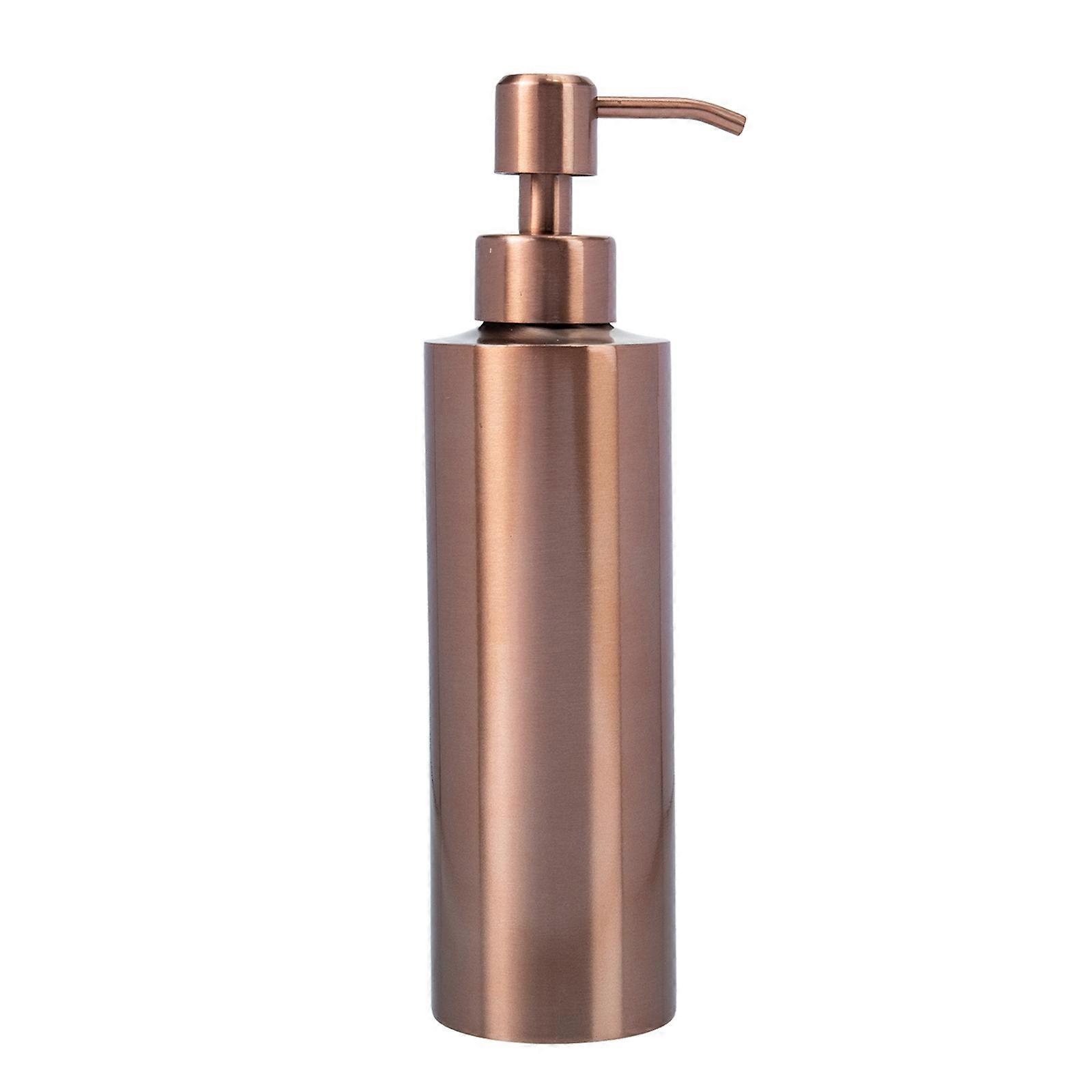 Stainless Steel Lotion Dispenser with Golden Color for Home Use Portable and Lightweight 304 Grade