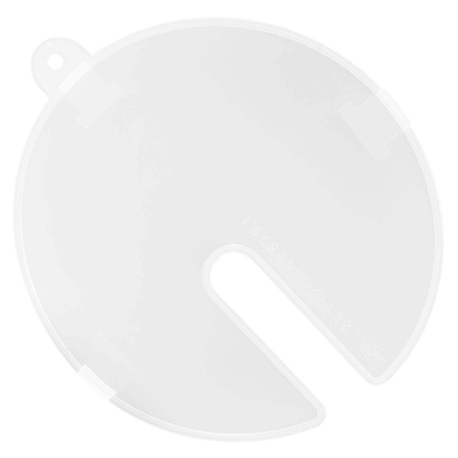 Whisk Splash Guard PP White Mixing Bowl Lid Fits Most Bowls Easy Install for Home Use