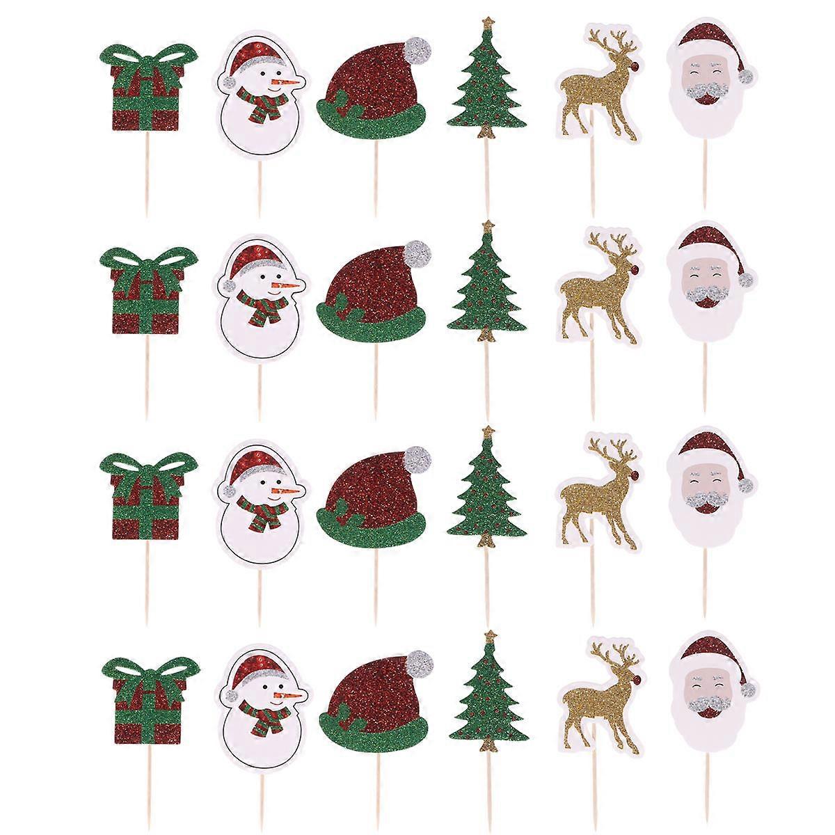 Christmas Cake Toppers, Enhance Your Party Atmosphere with Fun Decorations