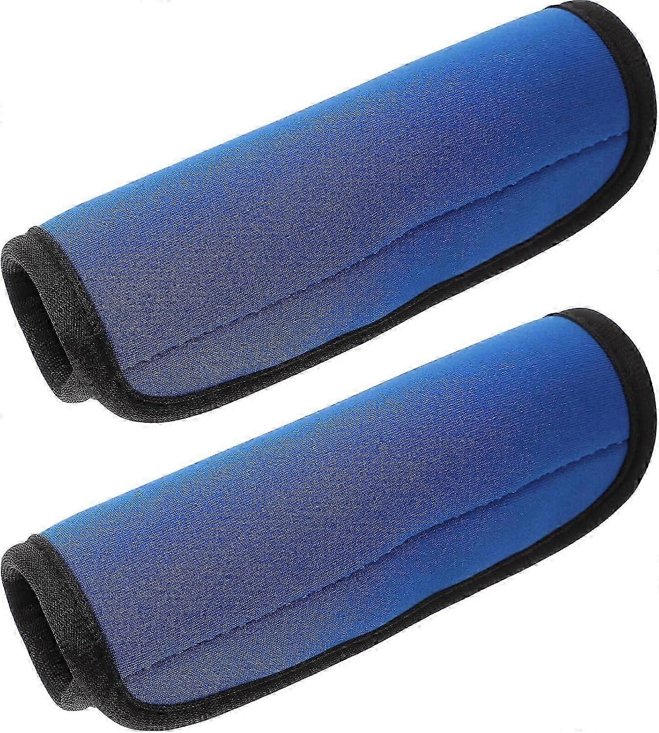 2pcs Luggage Handle Covers Bright Color Anti-Slip Handle Wraps Marker for