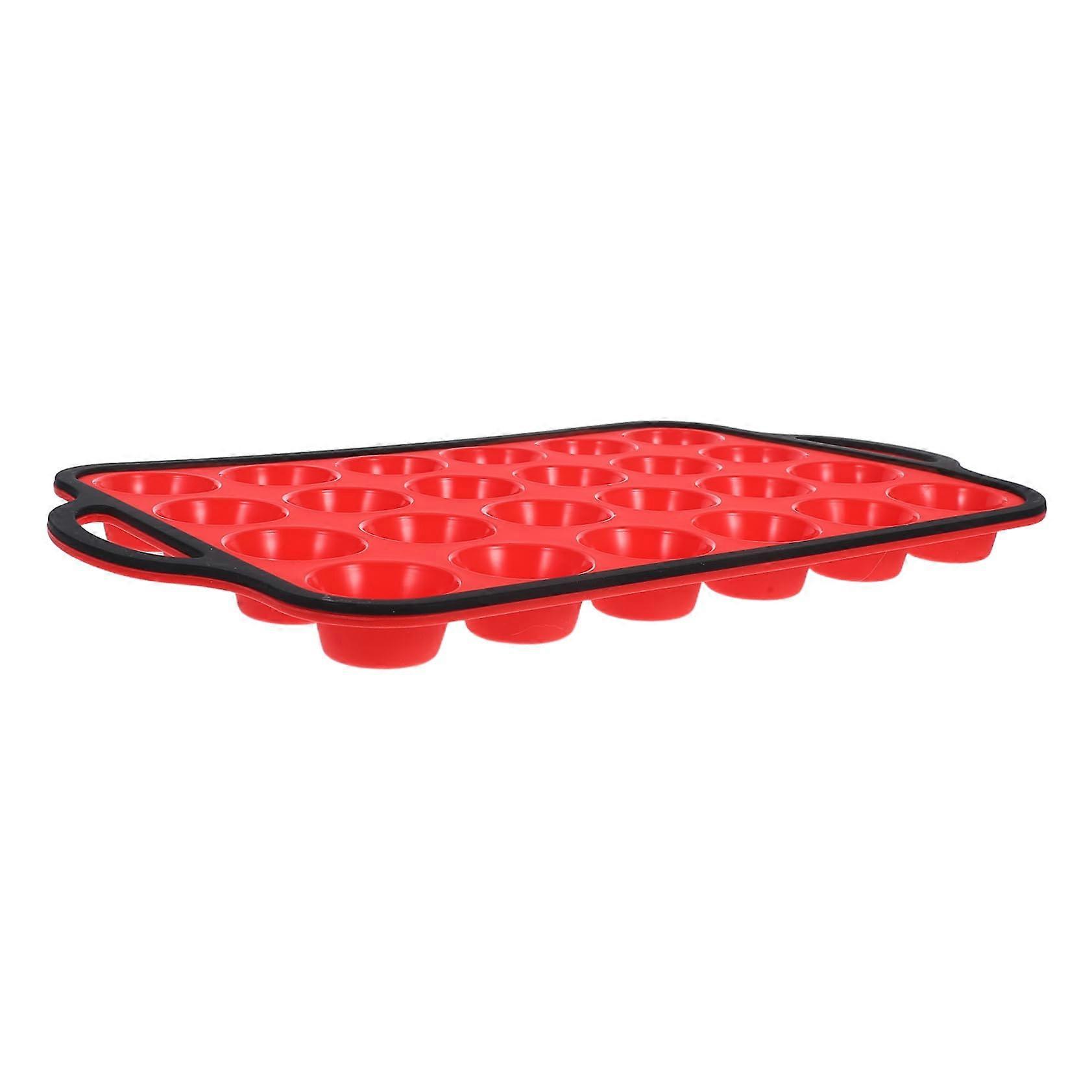 Mini Muffin Silicone Baking Mold with High Capacity Non-Stick Coating for Cupcakes, Muffins, and Mini Cakes, 12 Cup Design