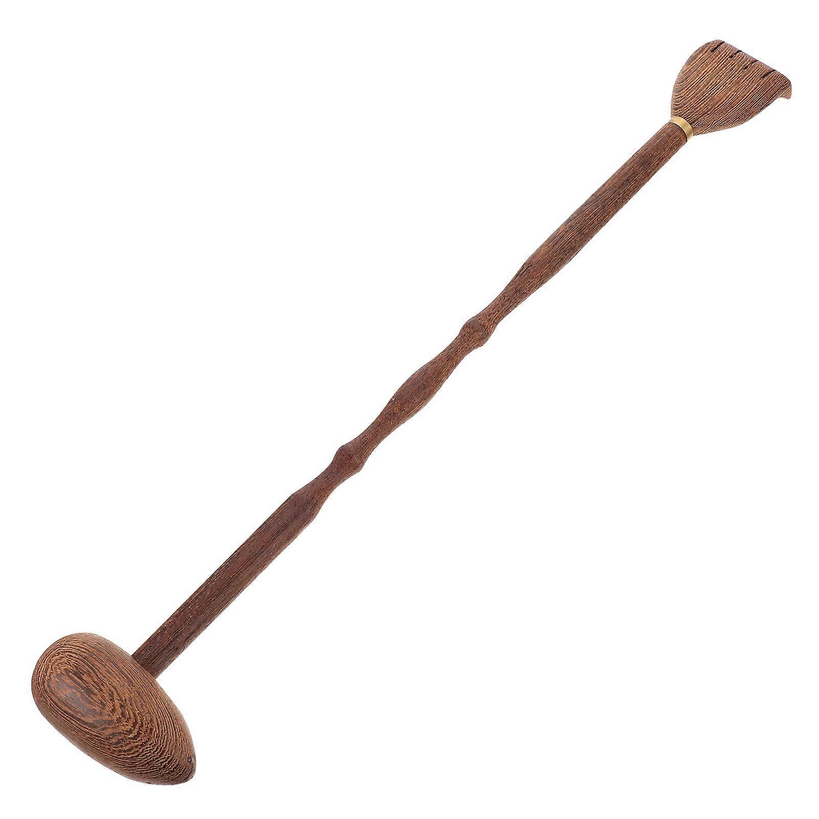 Beat Massage Stick Ergonomic Wood Massager Designed For Hips Legs Head And Back 50X9.5X9.8CM Promotes Circulation 1Pc