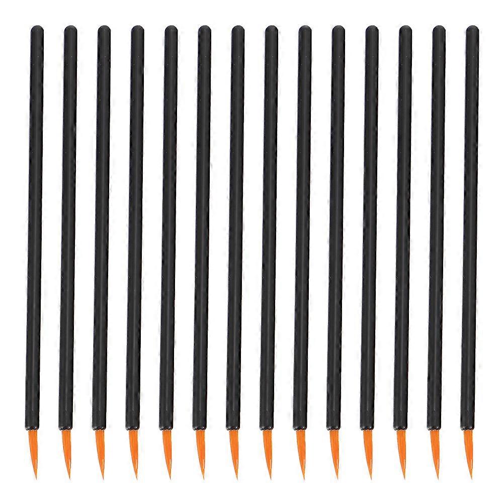 Disposable Eyeliner Brush with Artificial Fiber for Home Use Black Lightweight and Small Size 100pcs