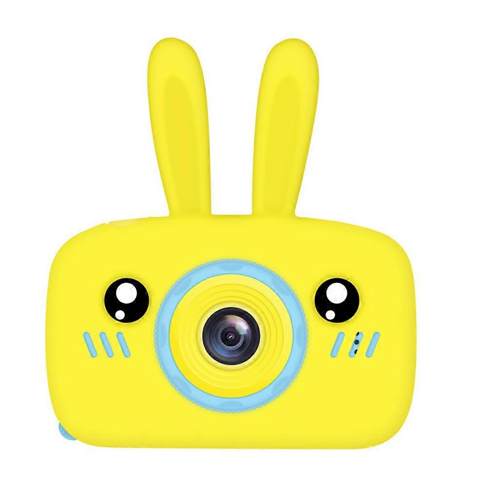 Digital Camera for Kids Rabbit Design 1920 X 1080 Photo Resolution 1 Set Yellow Color