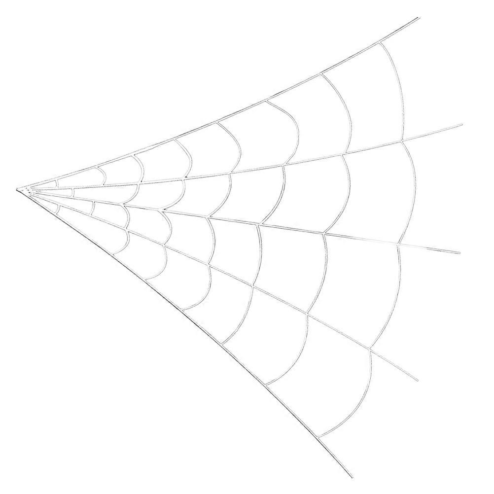 It sounds like you're describing a product listing or description for a **Halloween party decoration**, specifically a **triangular shaped cobweb