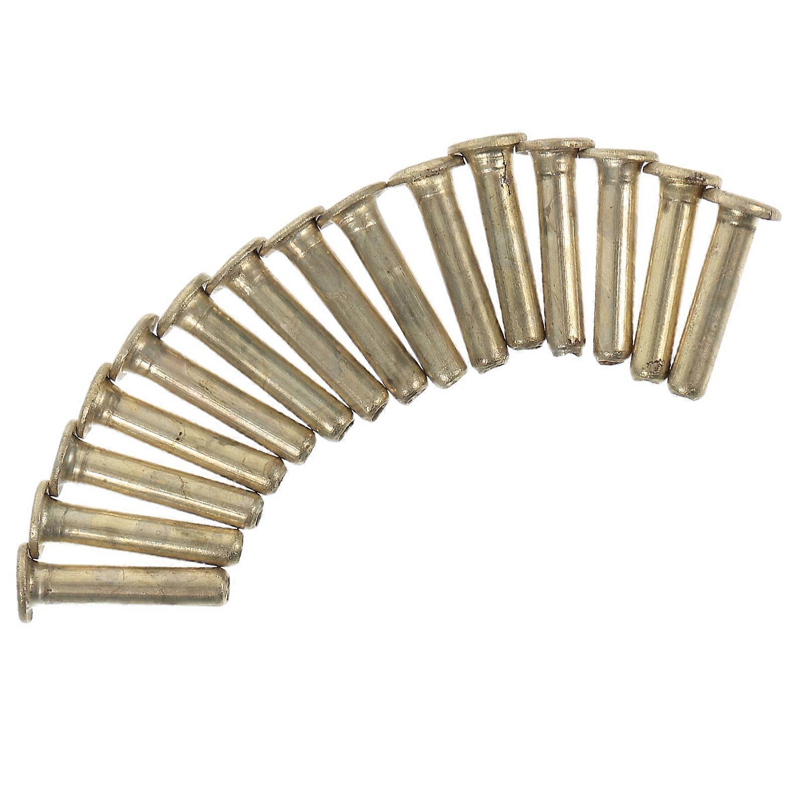 15pcs Double Cap Rivets for Umbrella Accessories, DIY Crafting, Jackets, Belts, Shoes – Durable & Reusable Design for Easy Installation