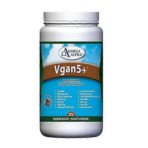 OmegaAlpha Protein Vgan5+ Chocolate, 800 Grams