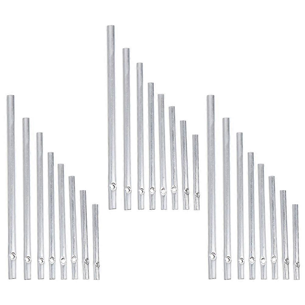 24PCS Different Length Wind Chime Tubes DIY Aluminium Tone Empty Tubes for Craft Projects