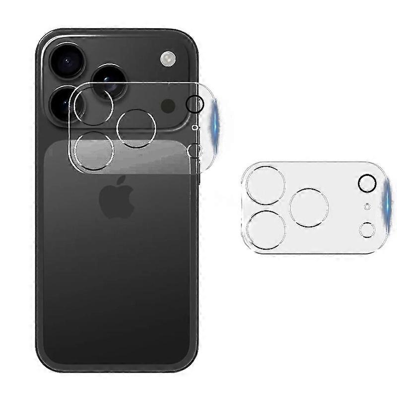 INF Full Coverage 3D Objektivabdeckung mit Nachtlichtring, 2er-Pack, kompatibel mit Apple iPhone 17 Pro Max