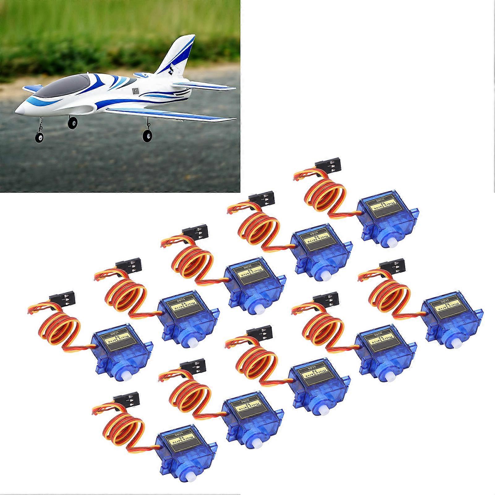 10Pcs Servo Motor Fixed Wing Airplane Model Remote Control DIY Server Driver Module SG90