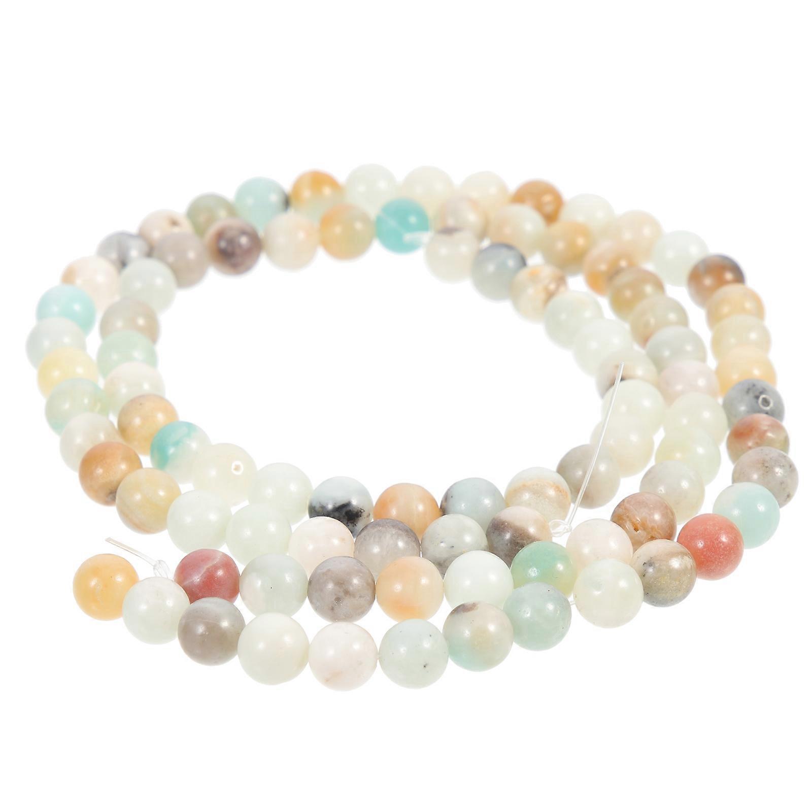 Durable Stone Beads for Decoration Multi Color Suitable for DIY Jewelry Crafts Lightweight Portable