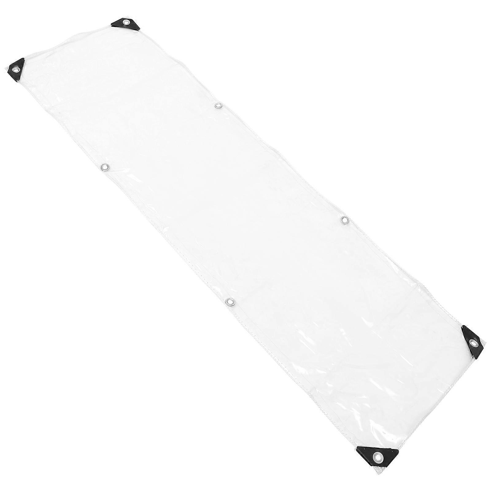 PVC Transparent Garden Plant Rain Shelter Weatherproof Awning for Outdoor Use Multi 1 Set