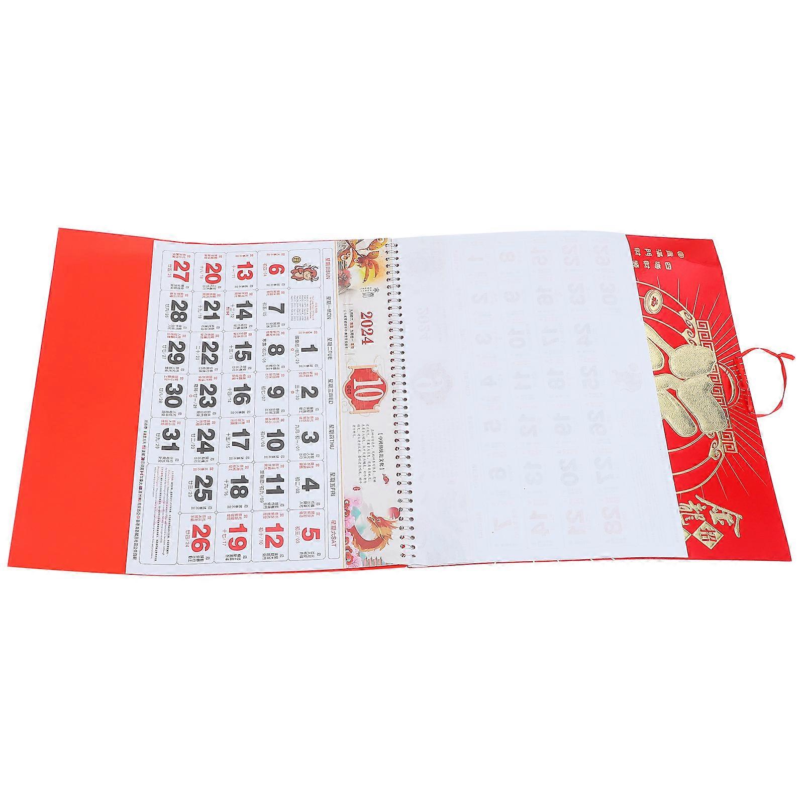 Household Hanging Calendar Vertical Calendar Home Decor Paper Multi Practical Gift 1Pack