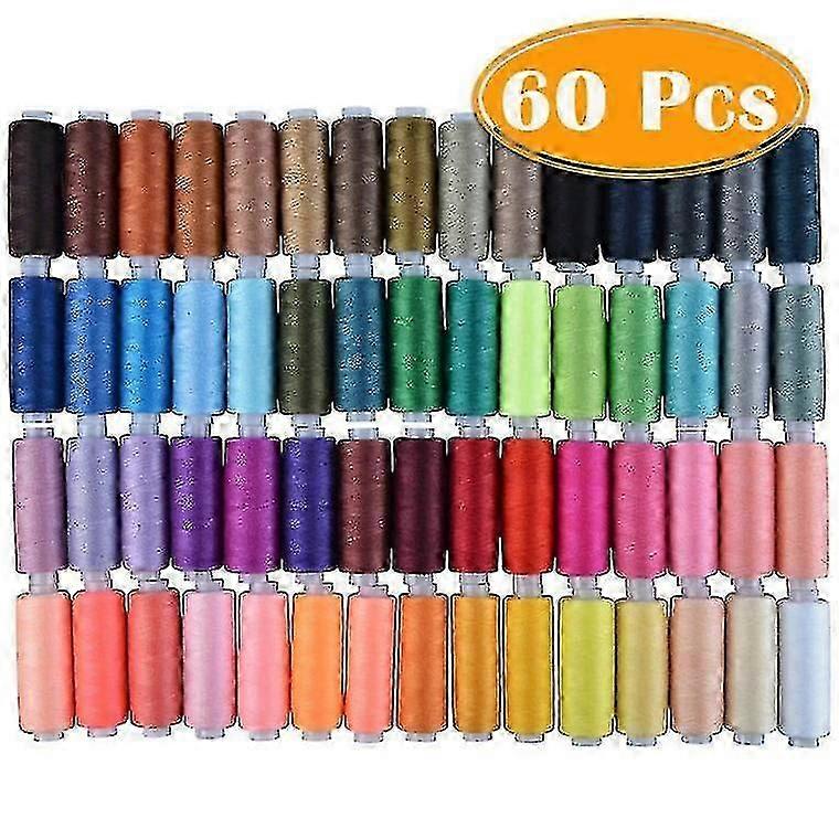 Quilting Tools: 250 Yard Polyester Sewing Thread for Embroidery DIY Craft with 60 Colors for All Your Projects