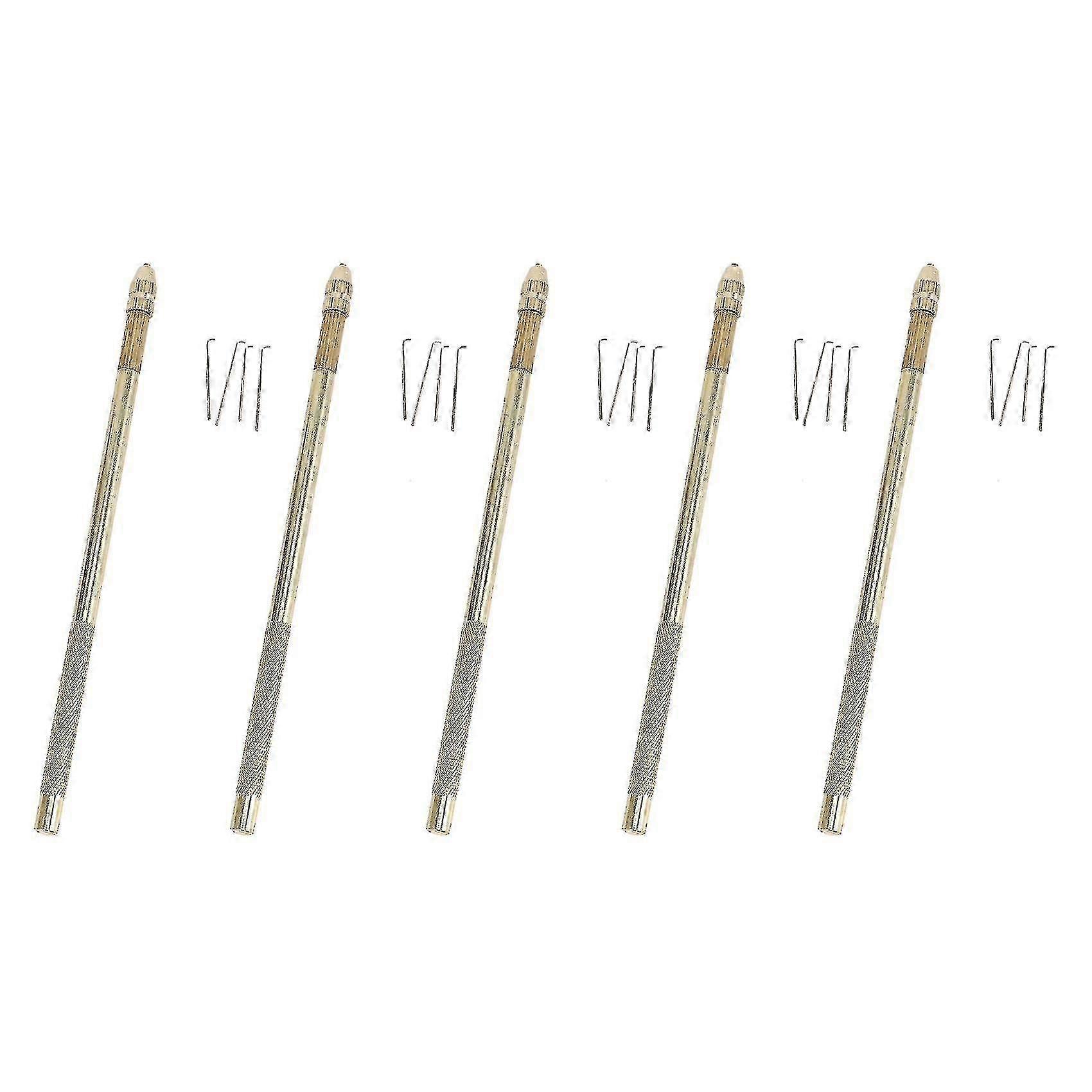 20 pz aghi di ventilazione con supporto in ottone per parrucca di pizzo Making, riparazione e manutenzione - giallo