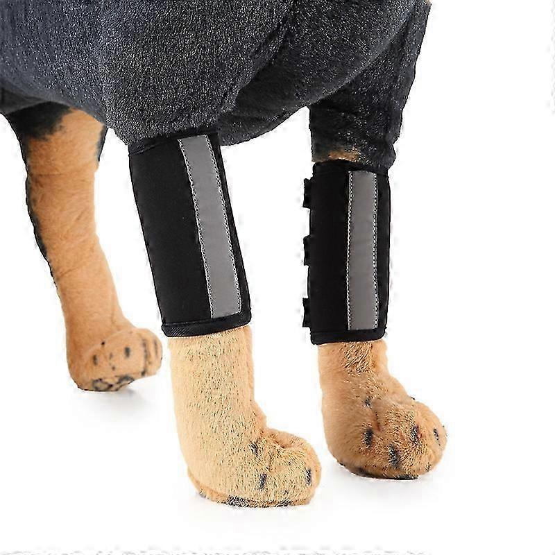 MIMIGO Dog Braces Front Leg Carpal Support Canine Wrist Braces with Safety Reflective Straps for Limping, Joint Pain, Lameness, and Loss of Stability
