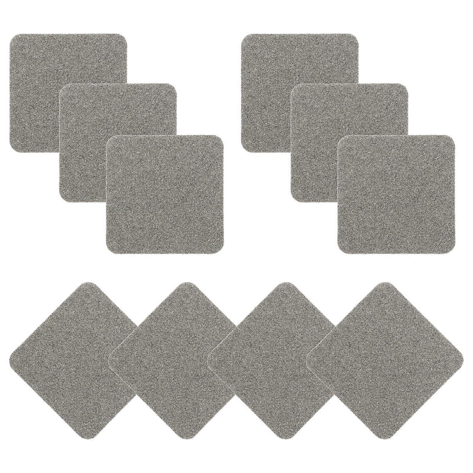Anti-Skid Square Furniture Pads for Living Room Tables and Washing Machines Black Cloth Prevent Damage 10Pack