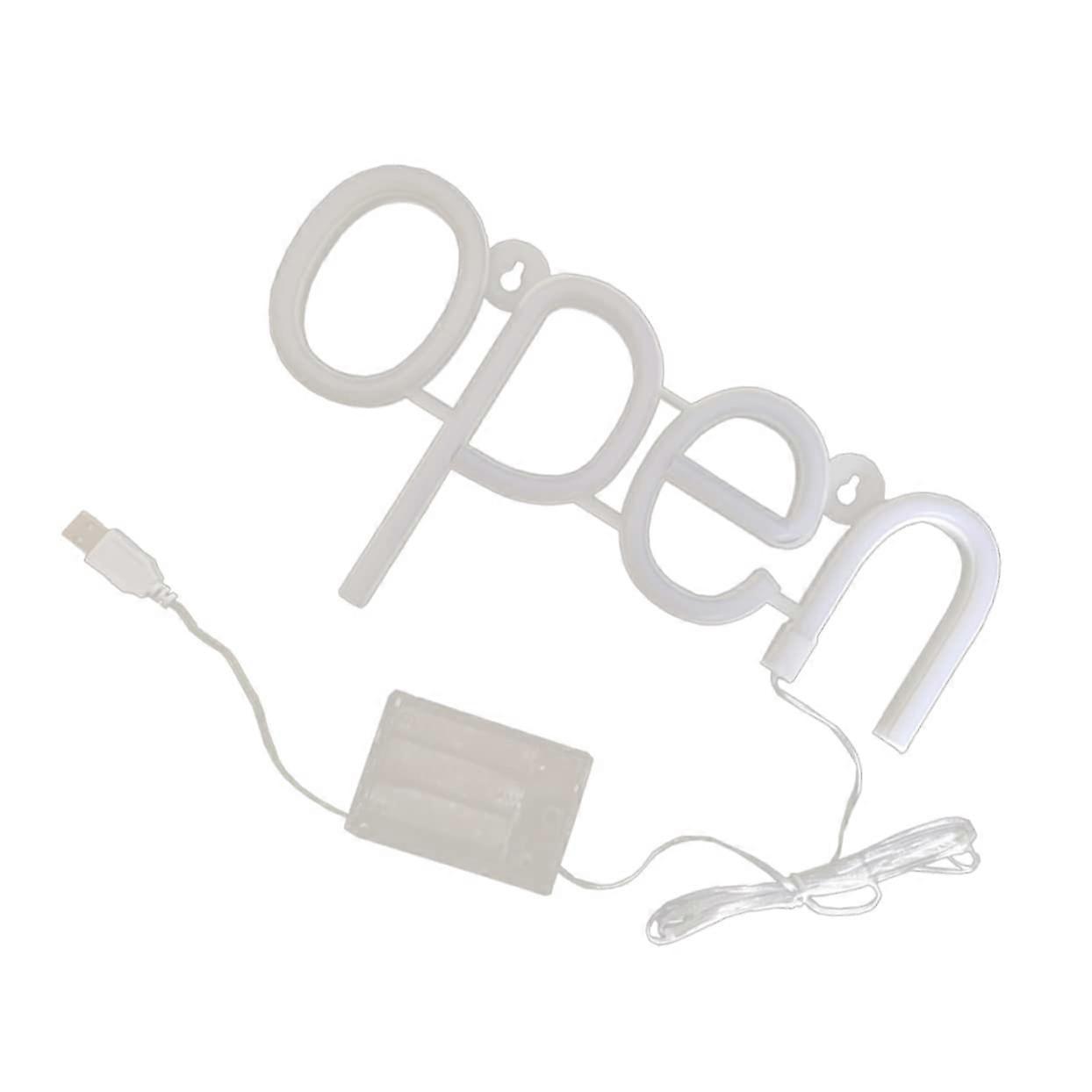 Open Neon Light LED Sign For Restaurants Bars Shops, Wall Decor, Bright Open Sign For Home Bar Parties Events