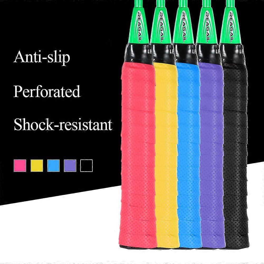 60pcs Tennis Racket Overgrips Anti-skid Sweat Tape Wraps Badminton Racquet Over Grip Fishing Rod Sweat Band Grip