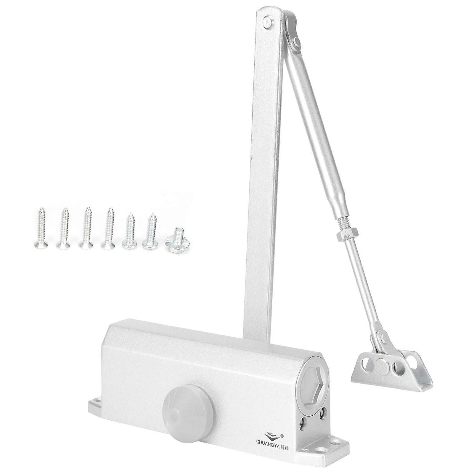 Door Closers Hydraulic Buffer Door Stopper Automatic 180 Degrees Positioning Door Closer85KG Load Bearing