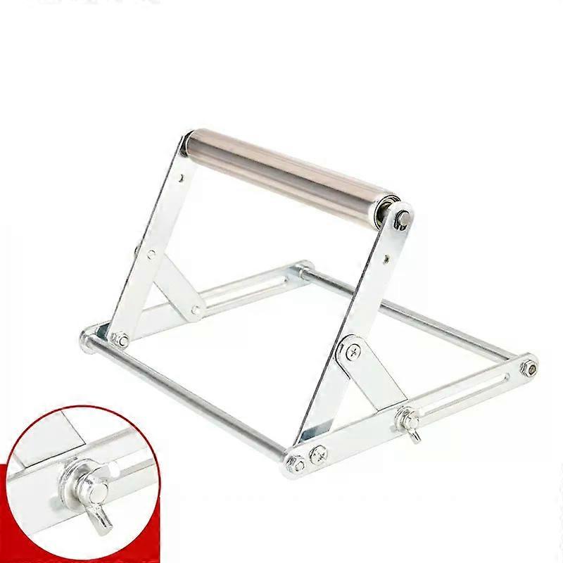 Foldable Stainless Steel Stand with One Roller Adjustable Cutting Machine Support Frame Material Support Bracket For Cutting