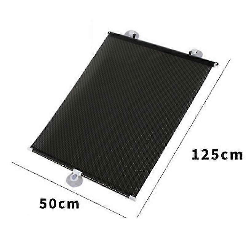 For Retractable Car Front Rear Side Window Sunshades PVC Auto Windo...