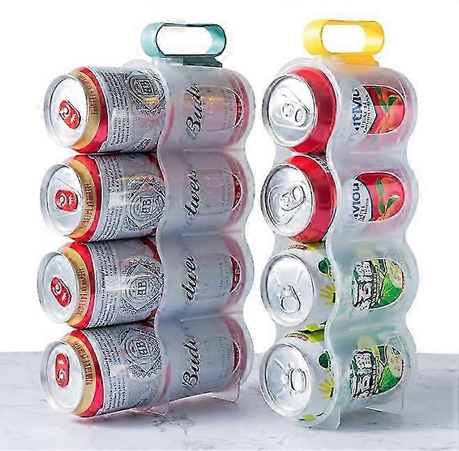 Stackable Beverage Soda Can Dispenser Organizer Rack