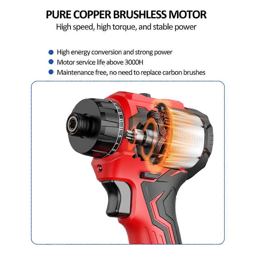 21V Lithium Cordless Screwdriver Kit, 2-Speed, 1.5Ah Battery