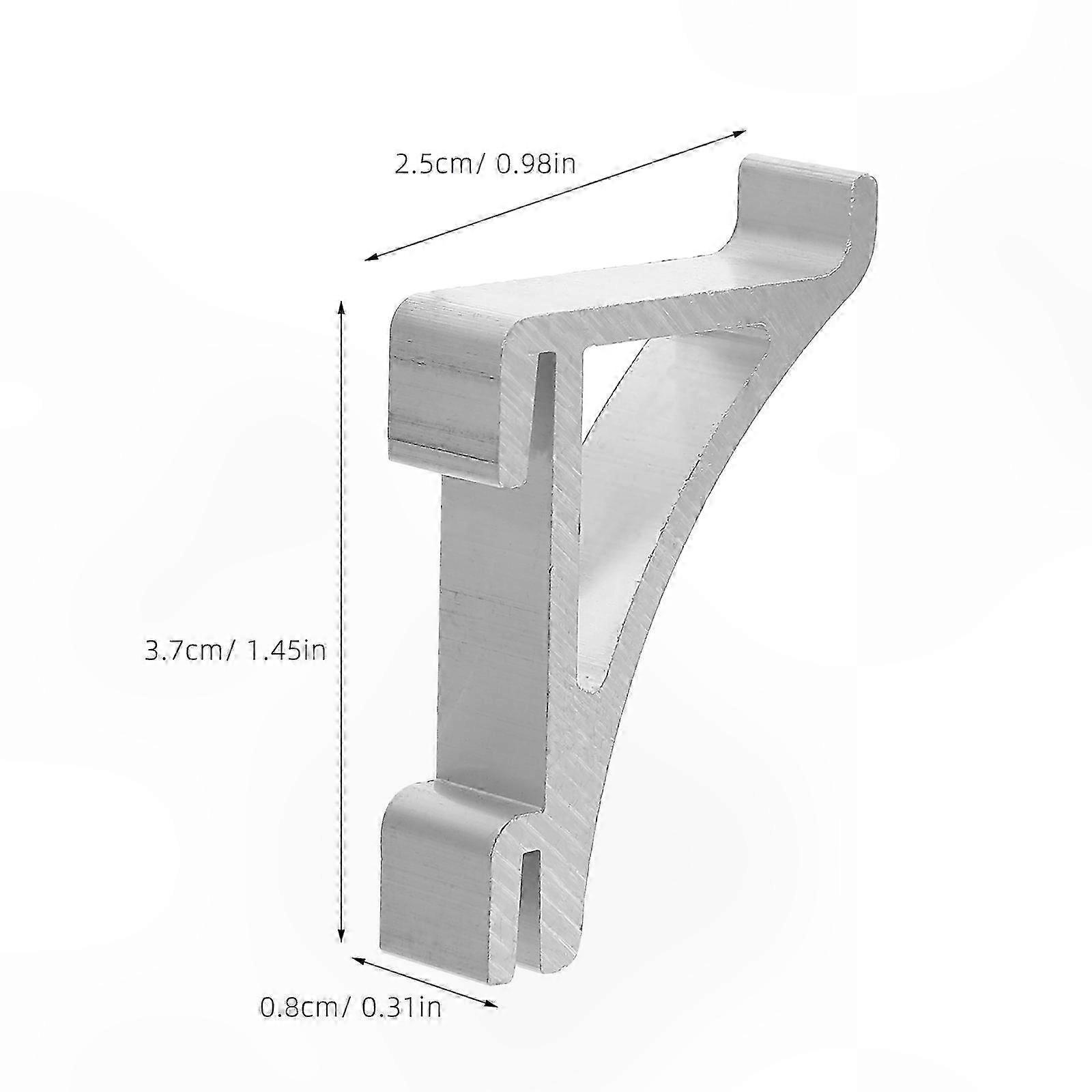 10-Pack Freezer Shelf Clips, Cooler Rack Fixing Brackets, Multipurpose Storage Clips for Freezers and Coolers