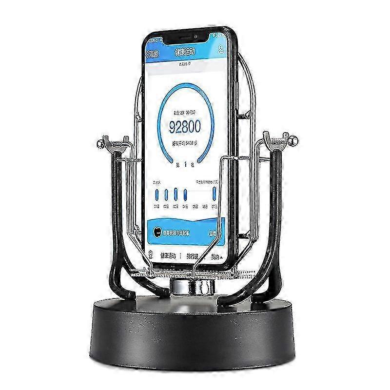 Phone movement device for step counting - double swing holder