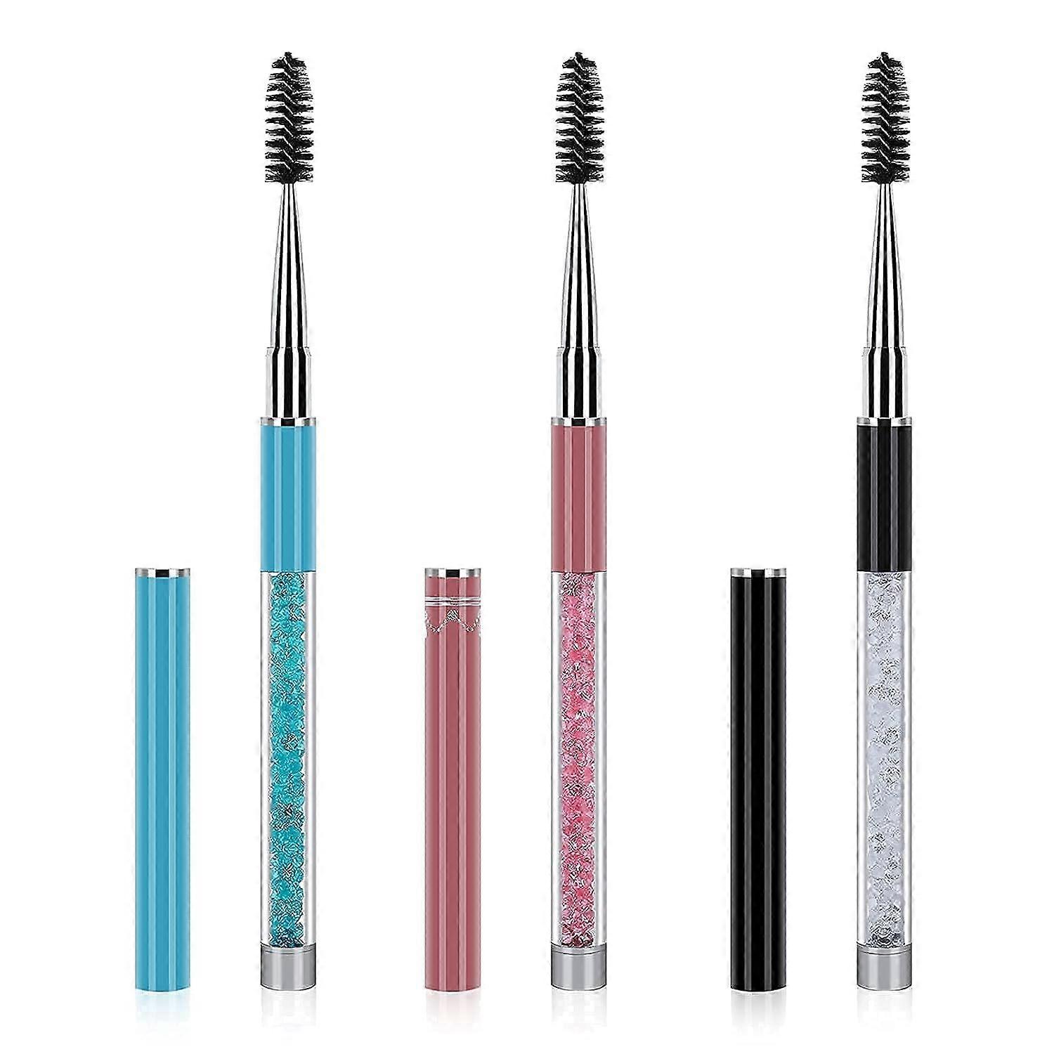 x mascara brushes, eyebrow brushes, eyelash curler brushes, applicators