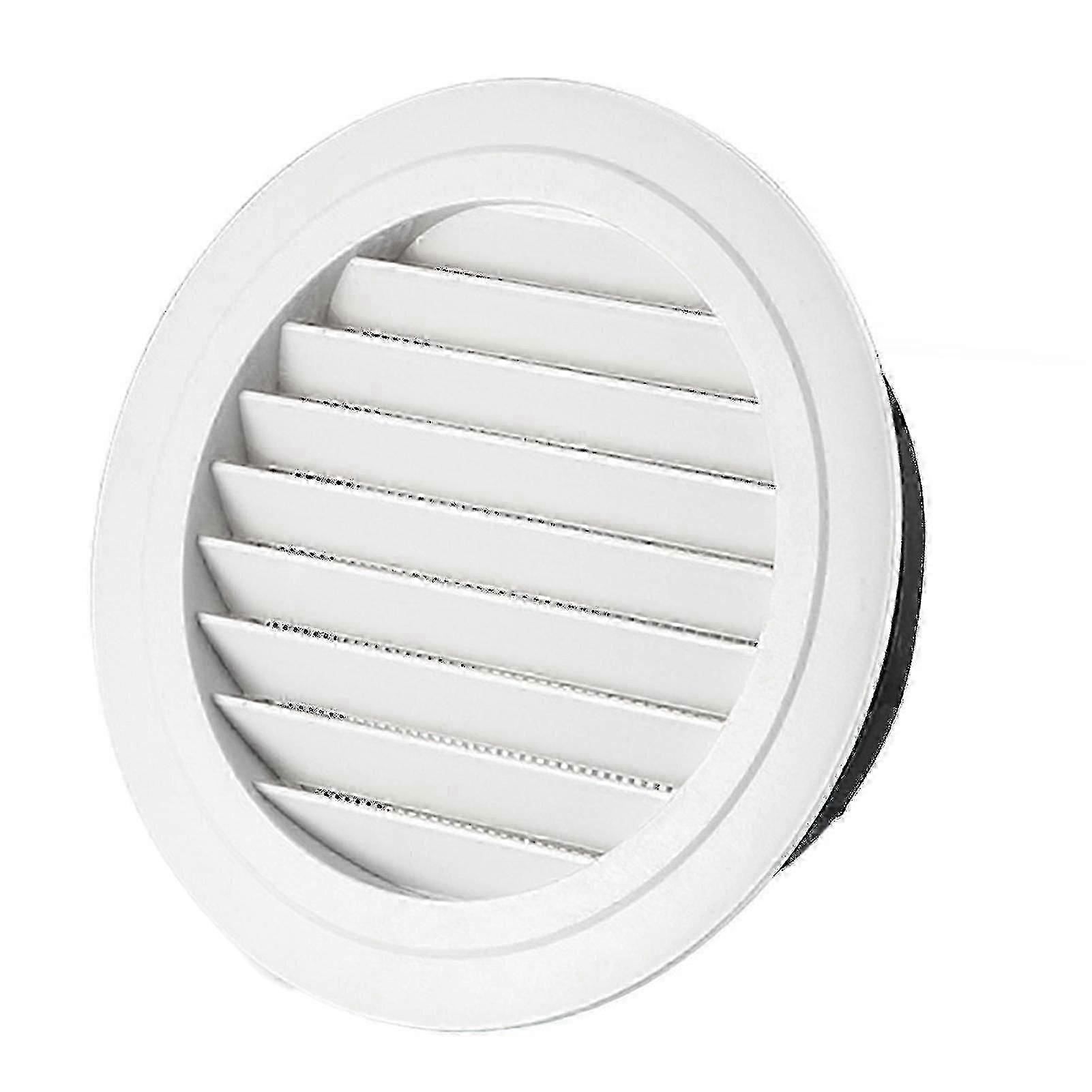 round decorative air vent cover with built-in screen mesh