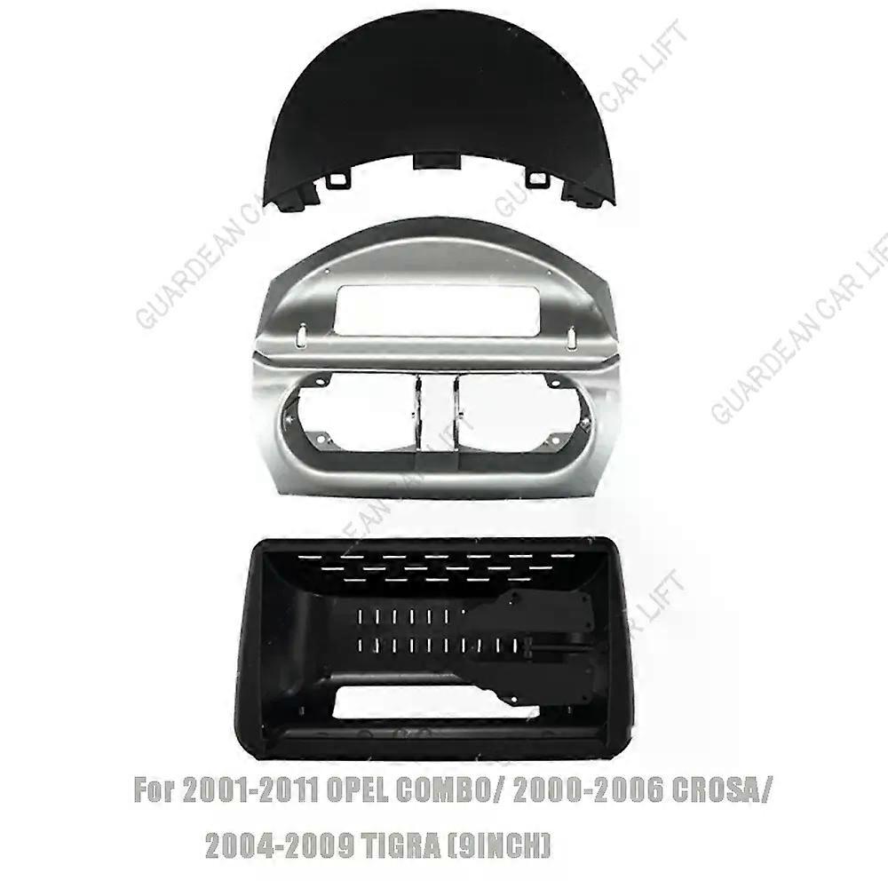 For 2001-2011 OPEL COMBO/ CROSA/TIGRA (9INCH) Car Radio Fascias Android GPS Stereo Player 2 Din Head Unit Panel Dash Frame