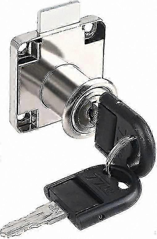 4-Pack Cam Locks with 2 Keys for Cabinets, Drawers, and Furniture Latches
