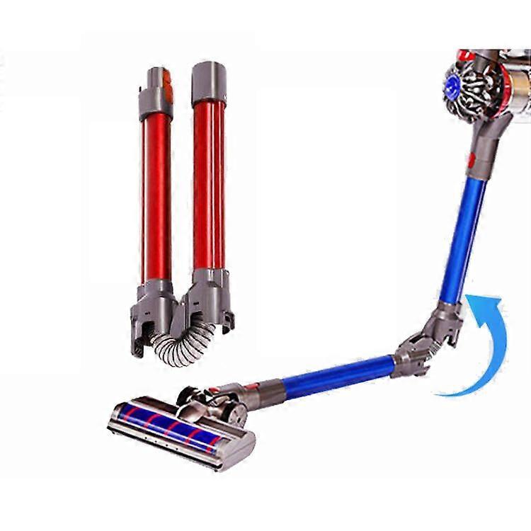 For Dyson V7 V8 V10 V11 Vacuum Cleaner Foldable Extension Rod Accessories Foldable Pipe (Red)