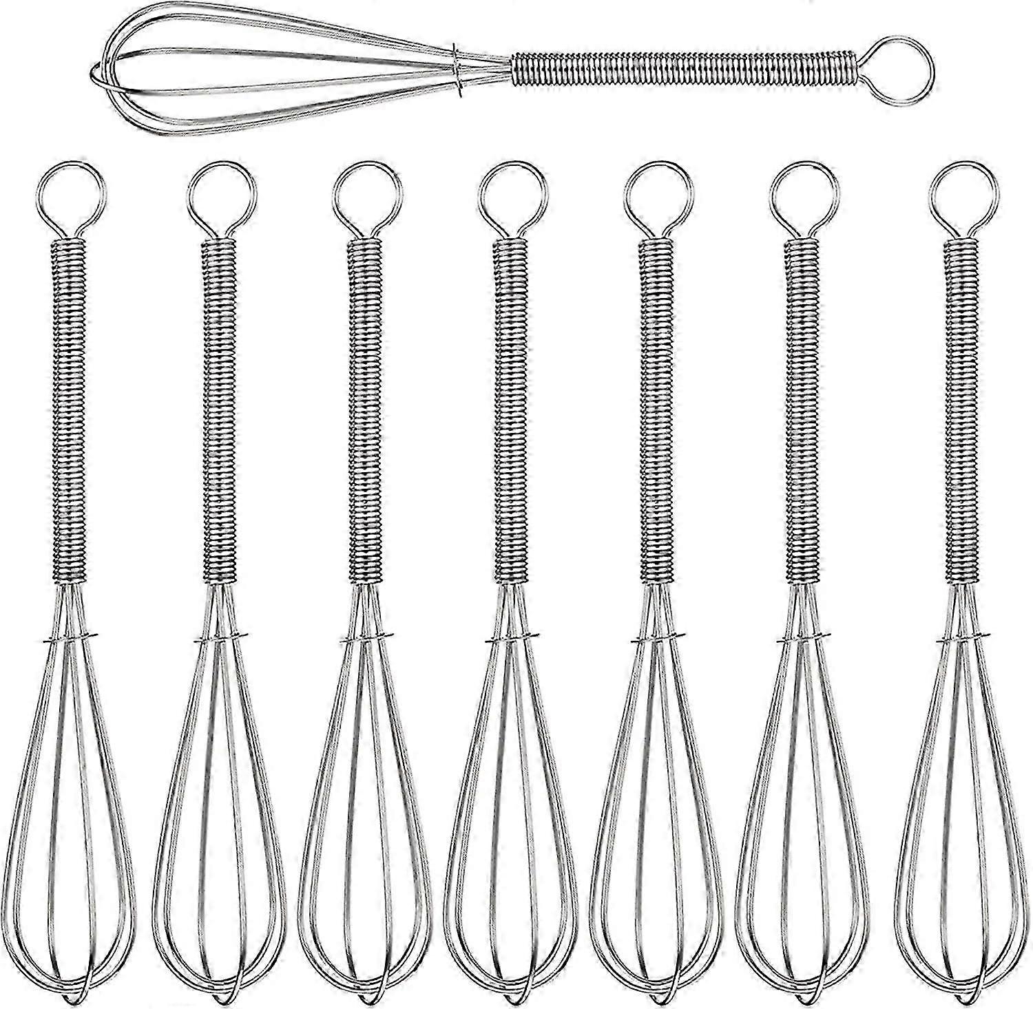 Whisk Mini Whisk Stainless Steel Egg Stirrer Foamer Hand Whisk Balloon