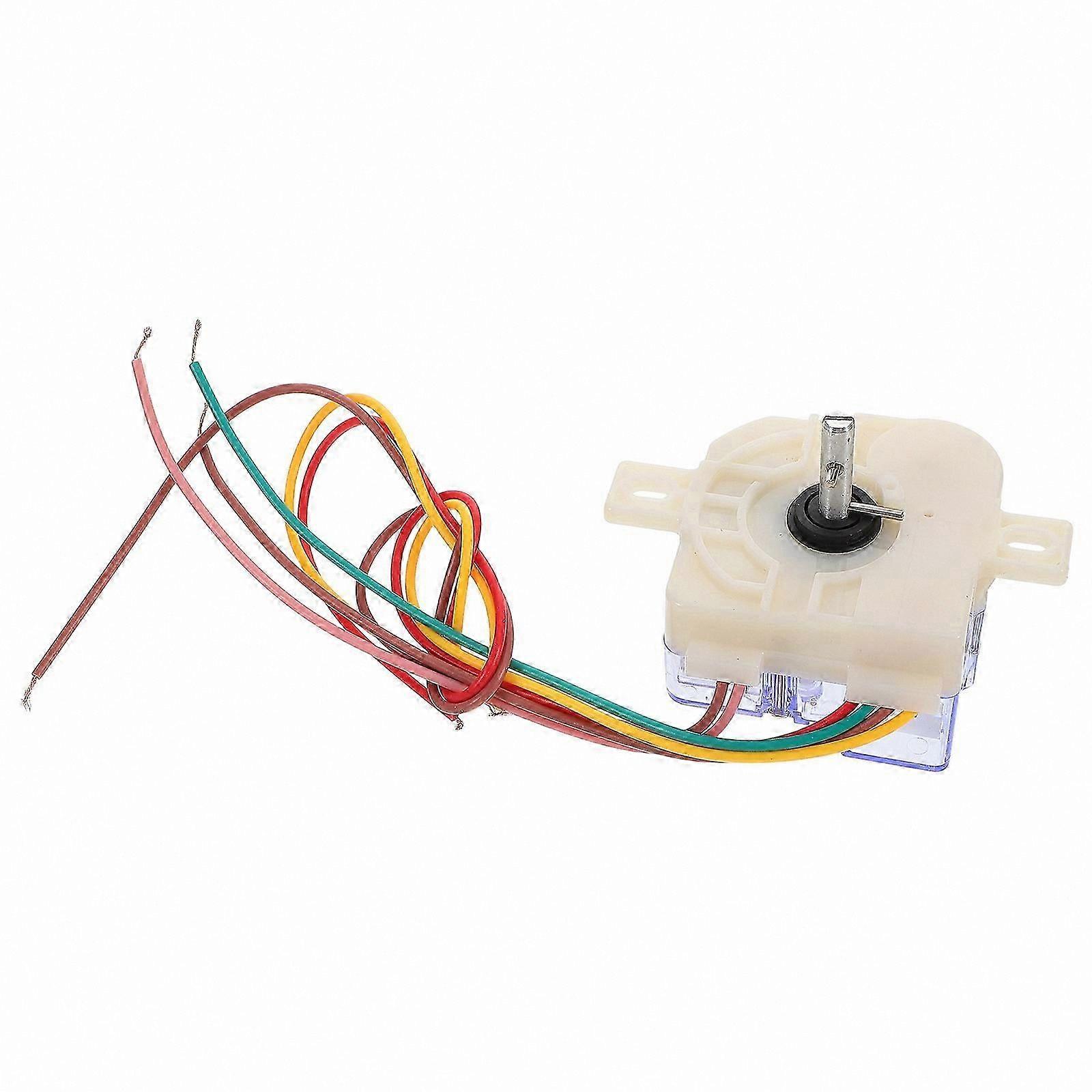 Washing Machine Timer with 6 Wire Control Panel, Black, 9.00x6.50x5.60cm, 1 Set