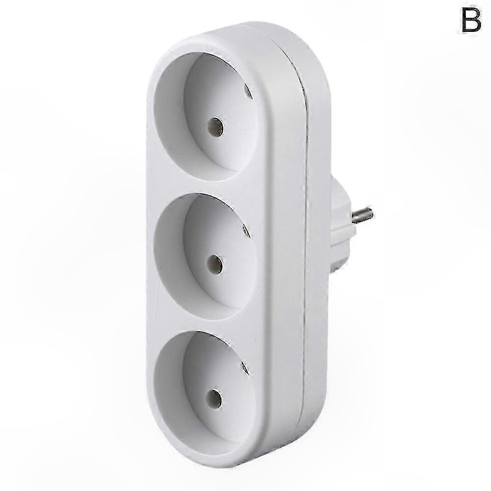 Ground Wall Socket Adapter with Extension Power Outlet Converter 3500W EU Standard