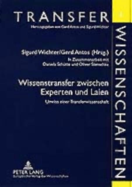 Wissenstransfer Zwischen by Sigurd Wichter Paperback