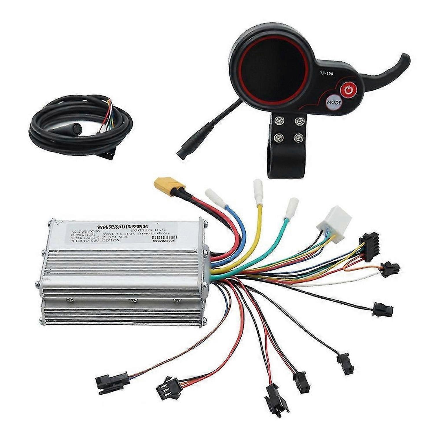 48V 20A Electric Scooter Controller Dashboard Kit with TF-100 Display Scooter for Electric Scooter P